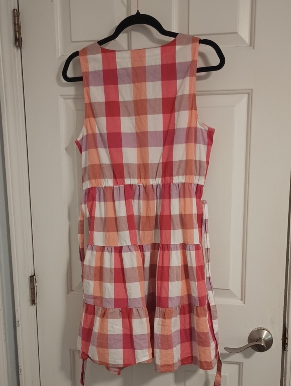 J.Crew Factory faux-wrap sleeveless mini dress - Picture 7 of 7